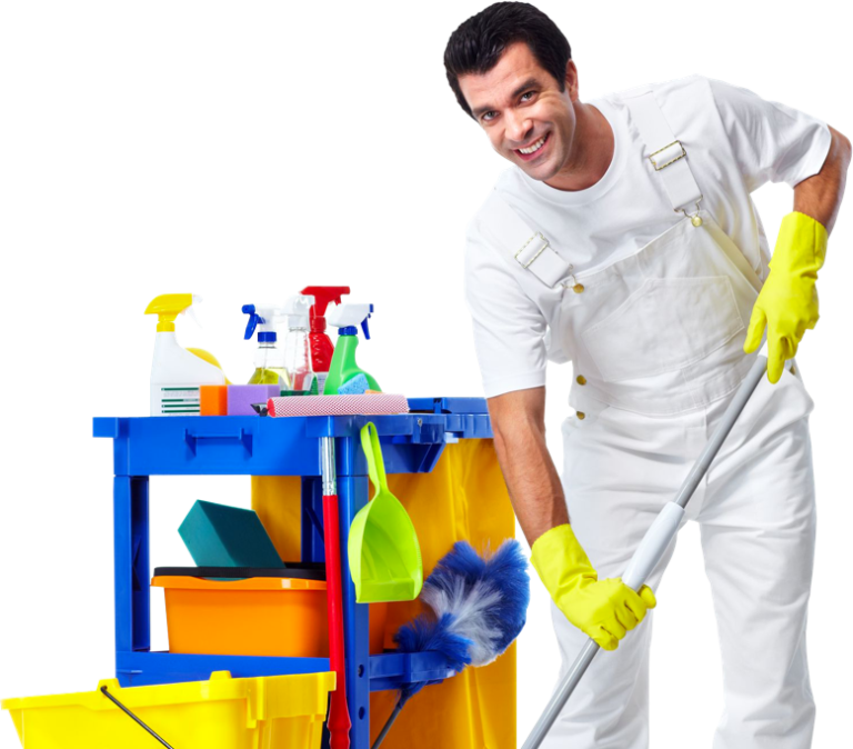 Man Cleaning 768x674 